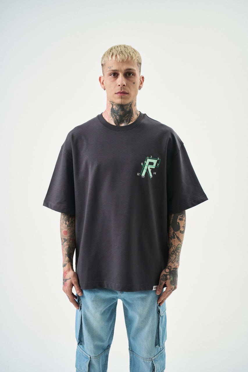 T SHIRT OVERSIZE RESPIRE GREY 5121