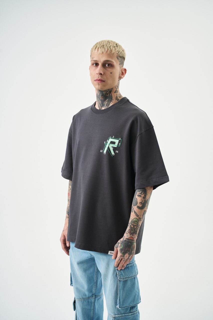 T SHIRT OVERSIZE RESPIRE GREY 5121