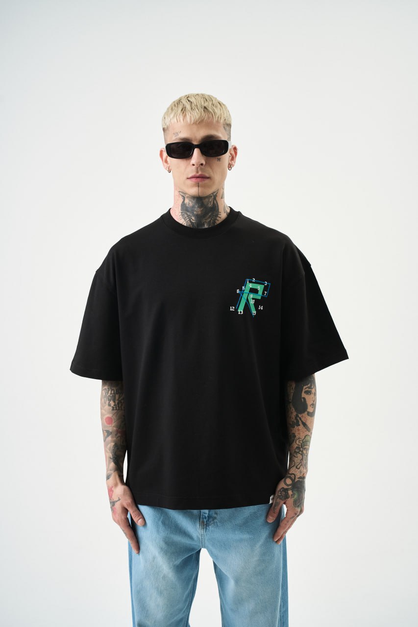 T SHIRT OVERSIZE RESPIRE BLACK 5121