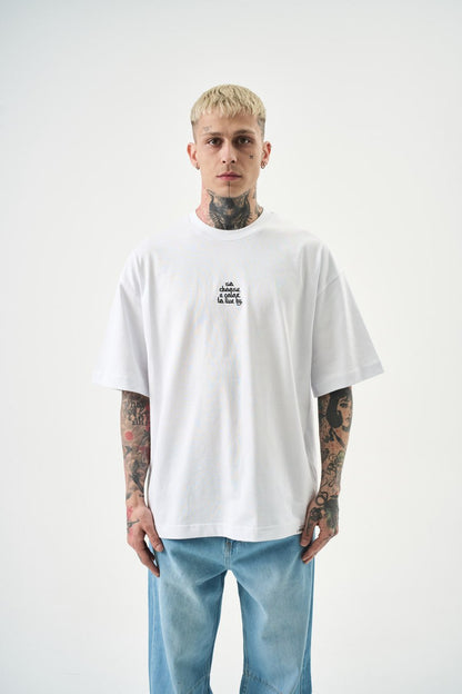 T SHIRT OVERSIZE RESPIRE WHITE 5123