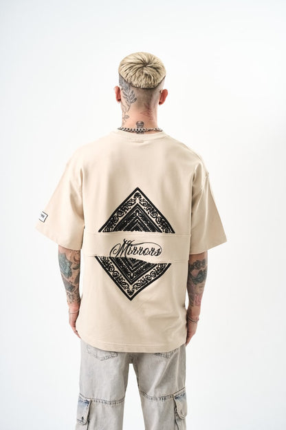 T SHIRT OVERSIZE RESPIRE BEIGE 5116