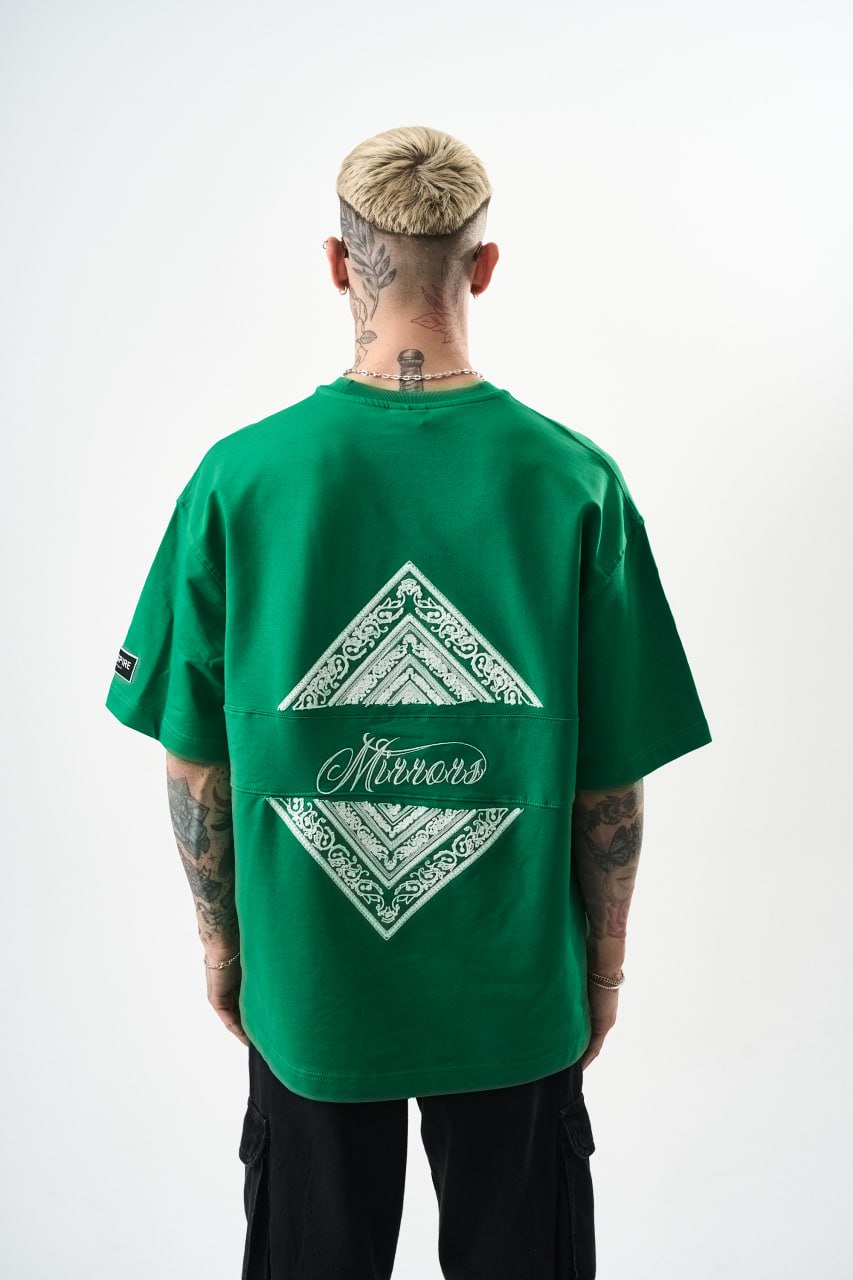 T SHIRT OVERSIZE RESPIRE GREEN 5116