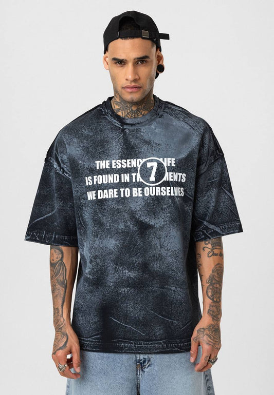 T-SHIRT ESSENCE BLACK 7114