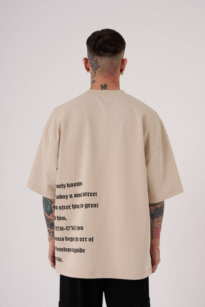 T-SHIRT OVERSIZE MACHINIST BEIGE M2059