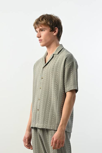 CHEMISE MARRAKECH GREEN GML 2222