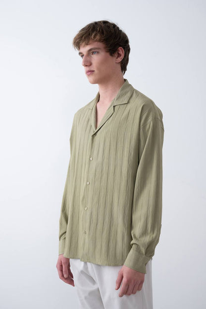 CHEMISE MARRAKECH GREEN GML 2457