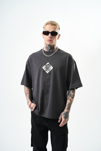 T-SHIRT OVERSIZE RESPIRT GREY 4851