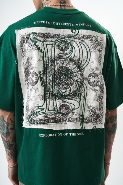 T-SHIRT OVERSIZE RESPIRT GREEN 4851