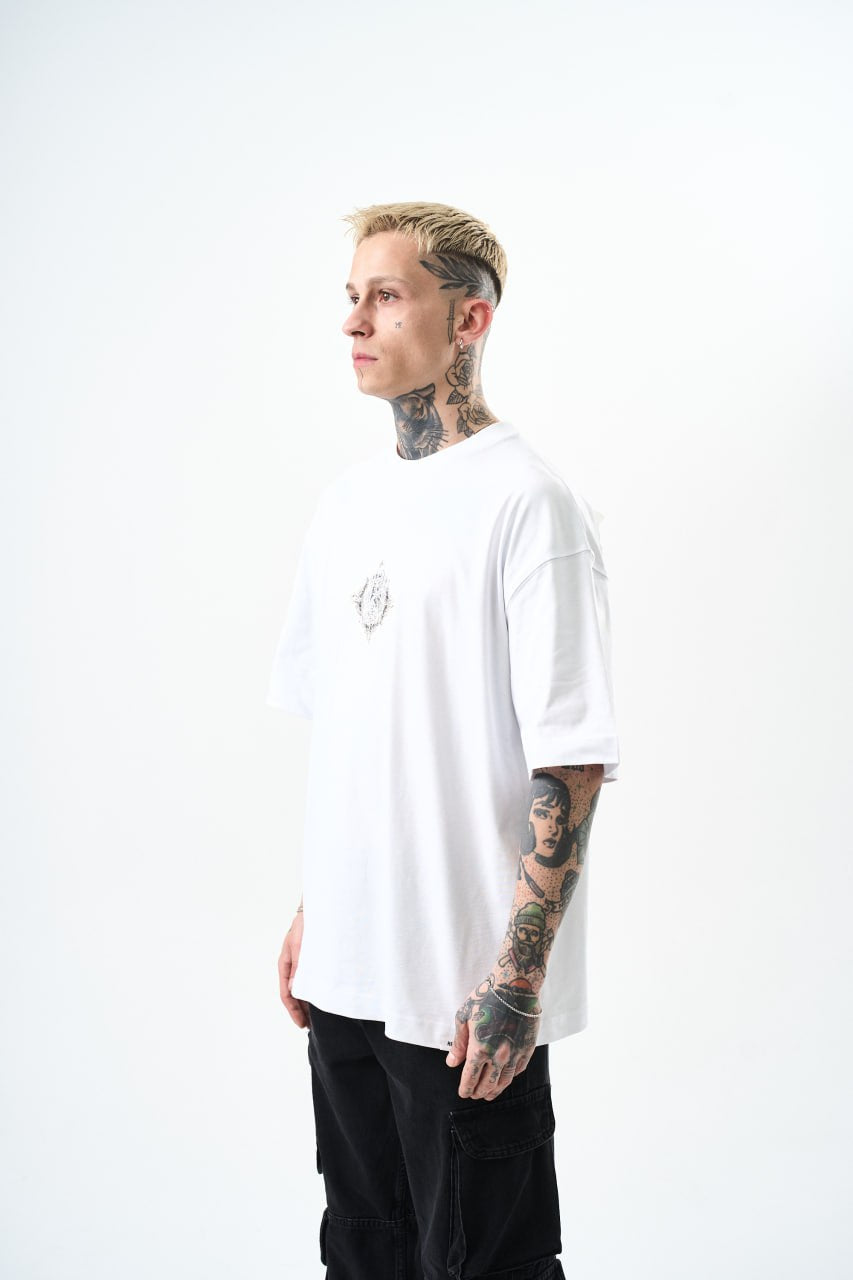 T-SHIRT OVERSIZE RESPIRT WHITE 4851