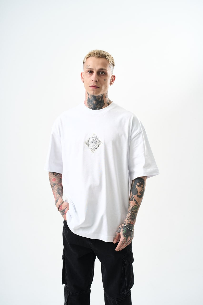 T-SHIRT OVERSIZE RESPIRT WHITE 4851