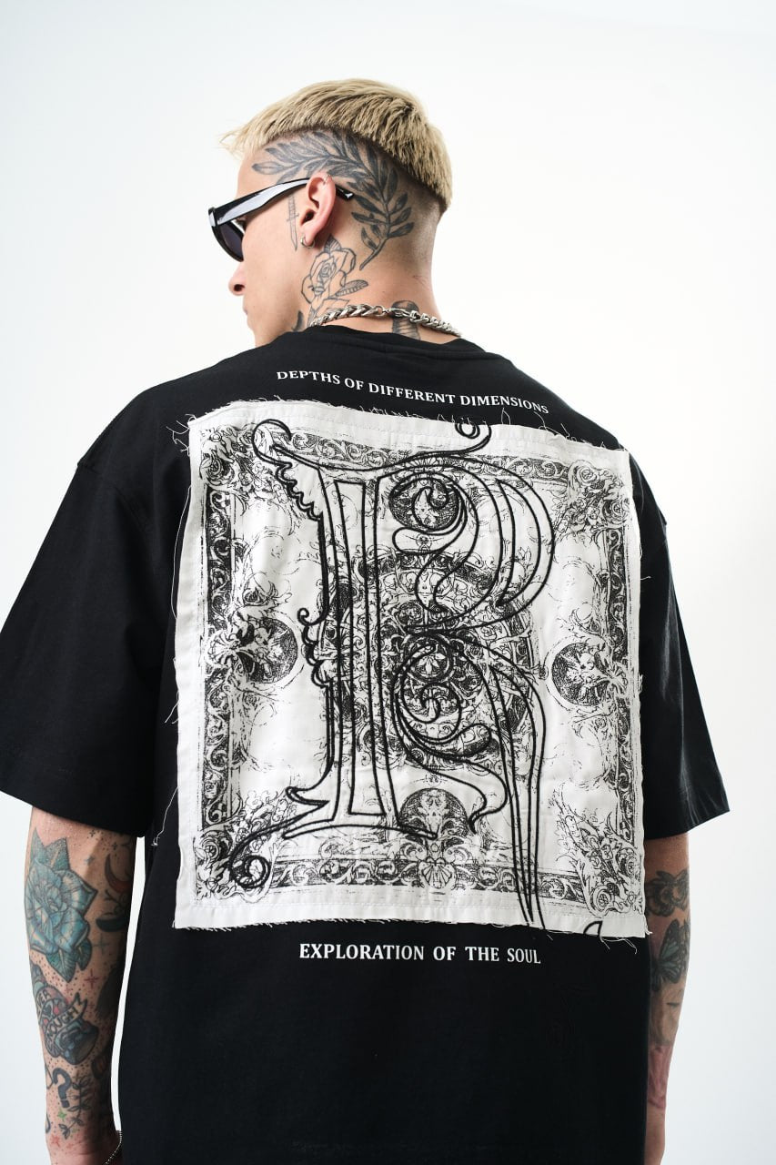 T-SHIRT OVERSIZE RESPIRT BLACK 4851
