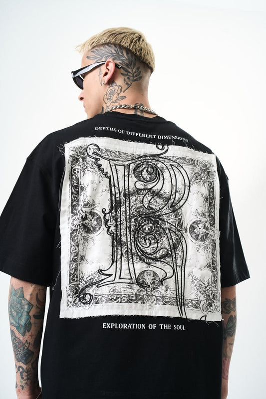 T-SHIRT OVERSIZE RESPIRT BLACK 4851