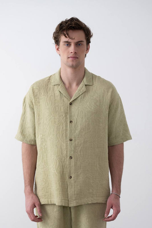 CHEMISE MARRAKECH GREEN 2484