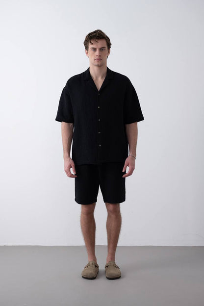 CHEMISE MARRAKECH BLACK 2484