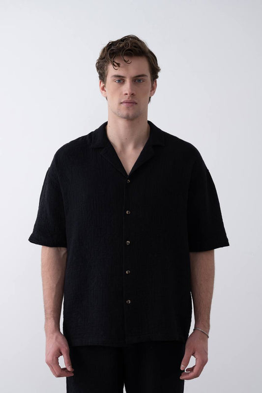 CHEMISE MARRAKECH BLACK 2484