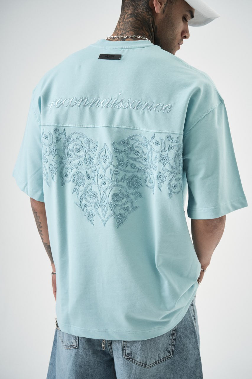 T-SHIRT OVERSIZE RESPIRT BLUE 5106