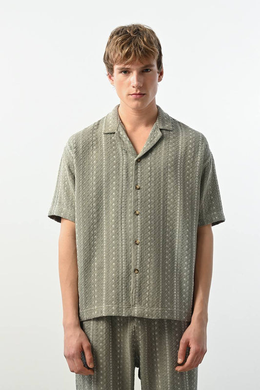 CHEMISE MARRAKECH GREEN GML 2222