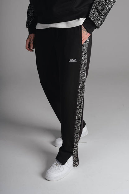 Ensemble survêtement oversize homme noir 6521