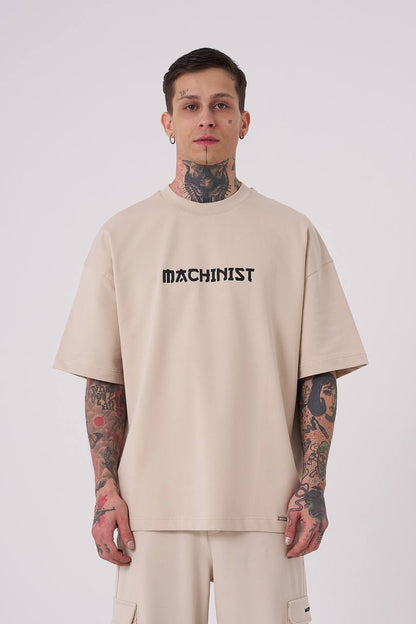 T-SHIRT OVERSIZE MACHINIST BEIGE M1986