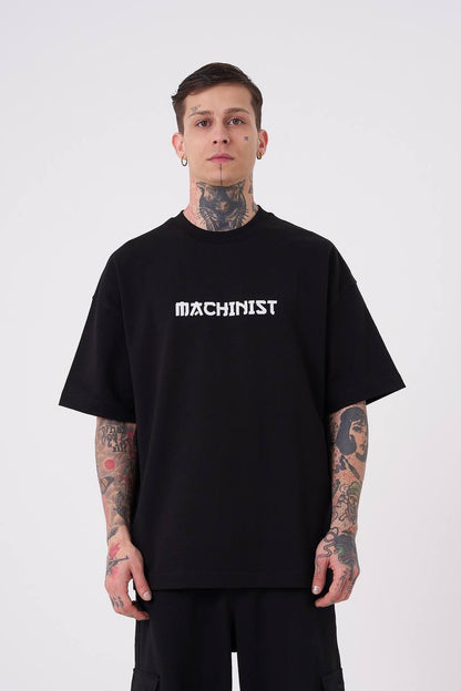 T-SHIRT OVERSIZE MACHINIST BLACK M1986