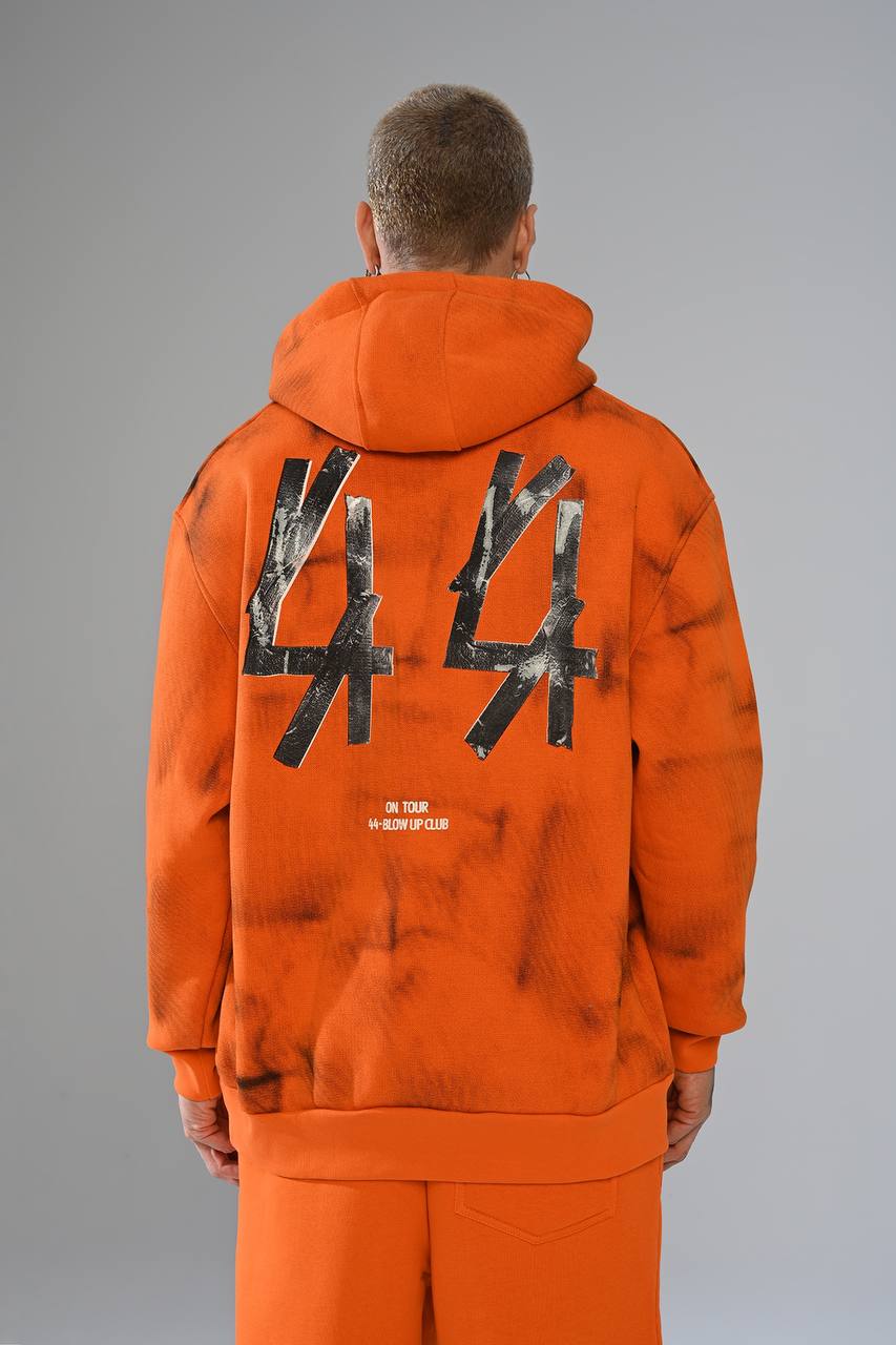 HOODIE OVERSIZE ORANGE H15