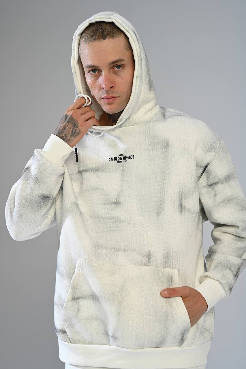 HOODIE OVERSIZE WHITE H15