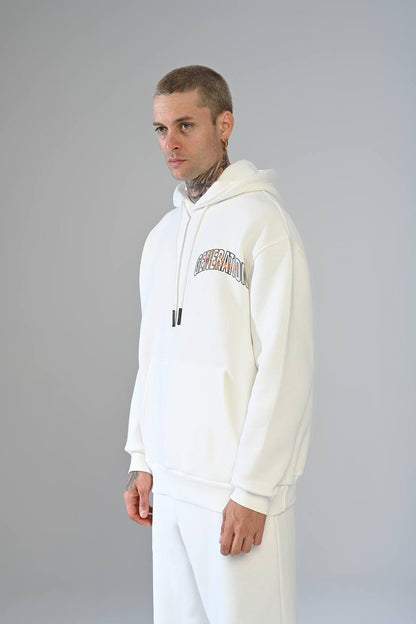 HOODIE OVERSIZE WHITE H12