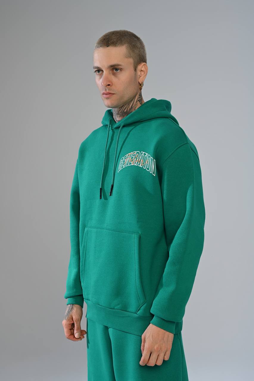 HOODIE OVERSIZE GREEN H12