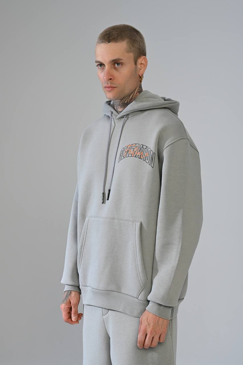 HOODIE OVERSIZE GREY H12