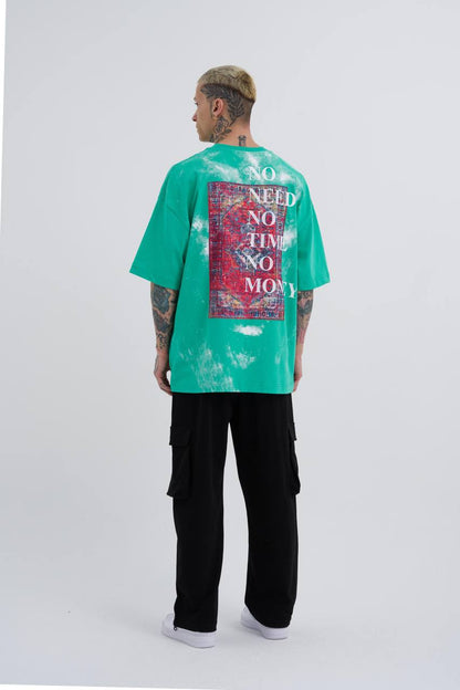 T-SHIRT OVERSIZE MACHINIST GREEN M2092