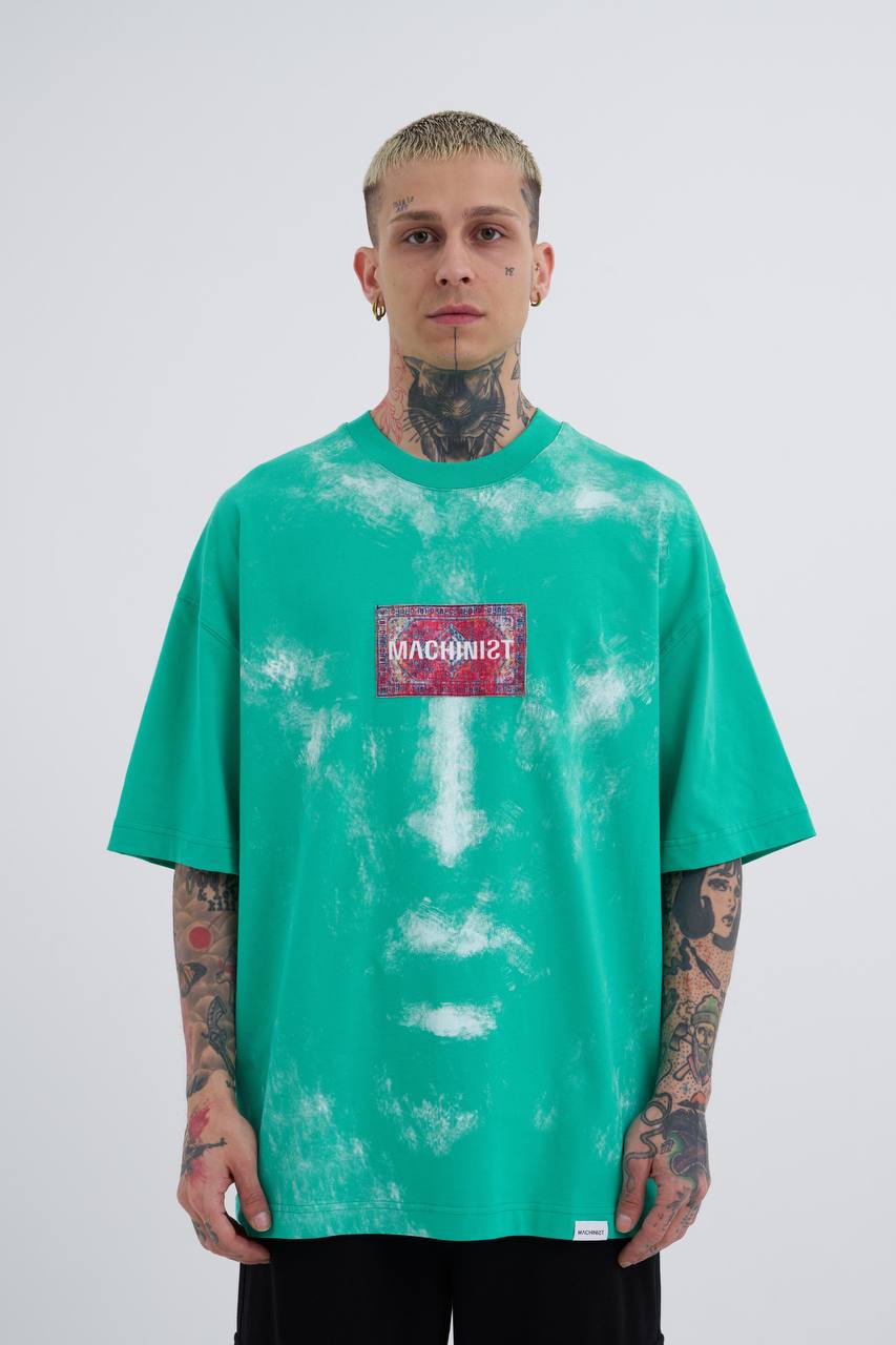 T-SHIRT OVERSIZE MACHINIST GREEN M2092