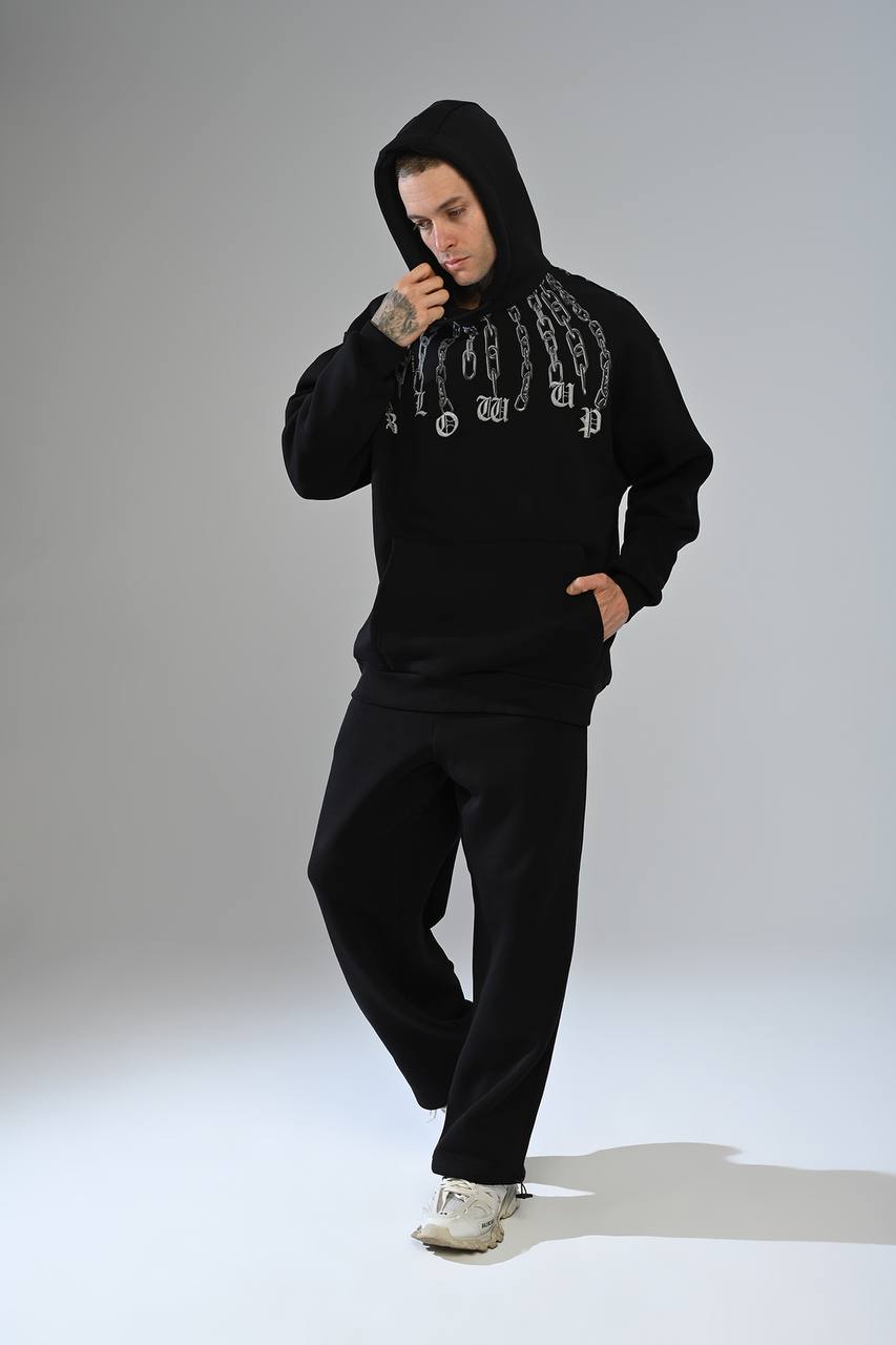 HOODIE OVERSIZE BLACK H13