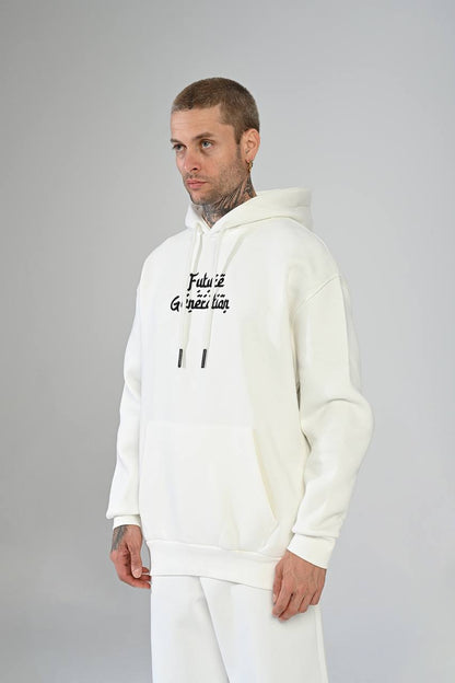 HOODIE OVERSIZE WHITE H39