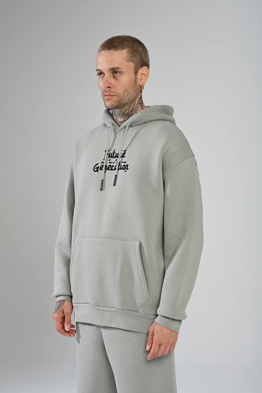 HOODIE OVERSIZE GREY H39