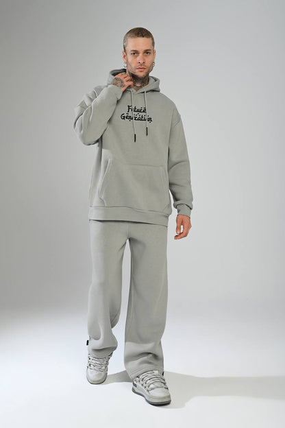 HOODIE OVERSIZE GREY H39