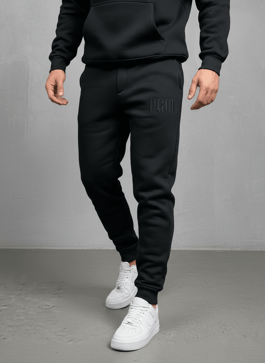 PANTALON JOGGING NOIR 6079 - ZG PREMIUM