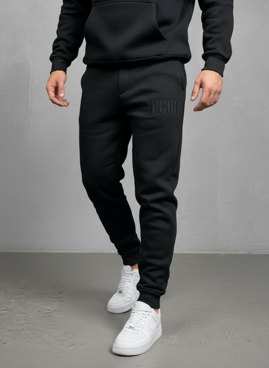 PANTALON JOGGING NOIR 6079