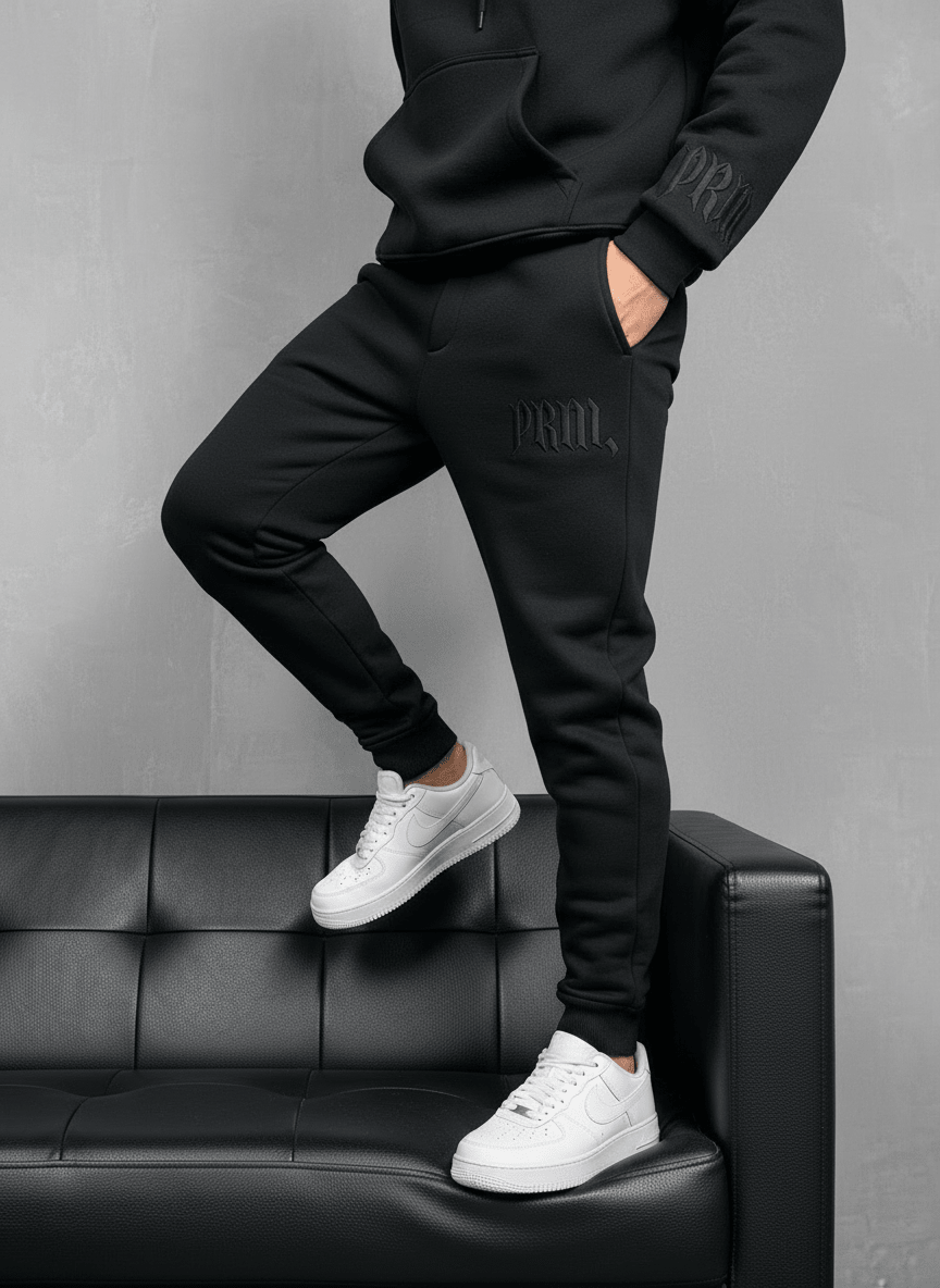 PANTALON JOGGING NOIR 6079 - ZG PREMIUM