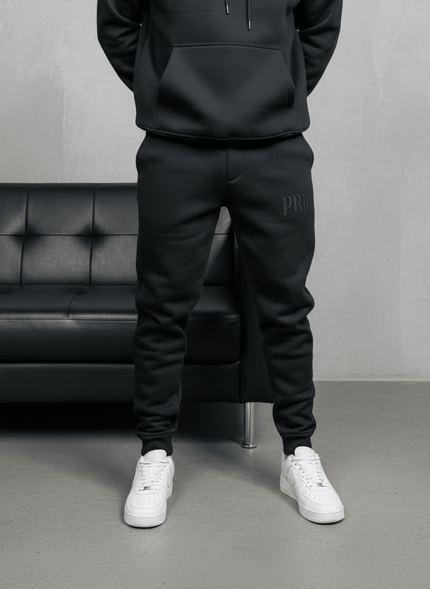 PANTALON JOGGING NOIR 6079 - ZG PREMIUM