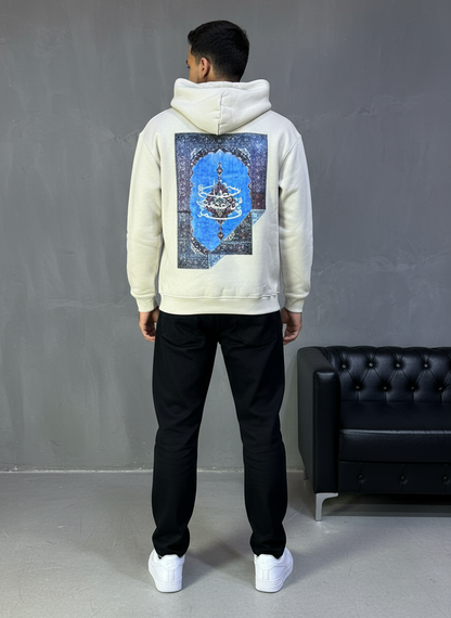 HOODIE SAW OVERSIZE BEIGE 4978