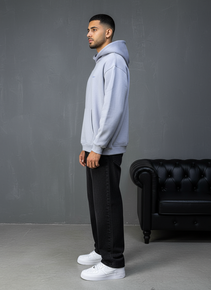 HOODIE SAW OVERSIZE BLUE 4978