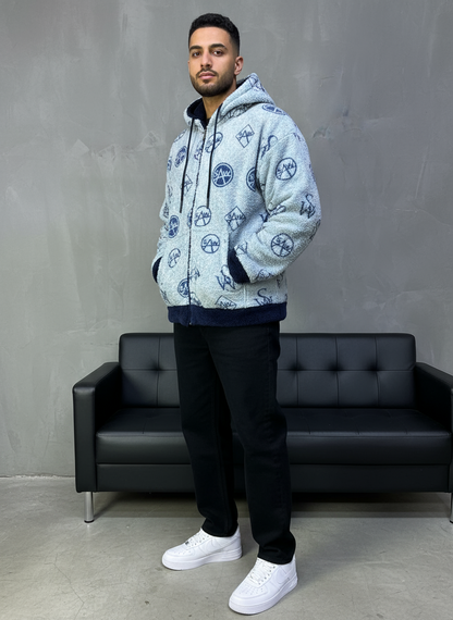 JACKET DOUBLE FAC OVER BLUE 4950