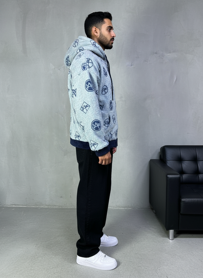 JACKET DOUBLE FAC OVER BLUE 4950