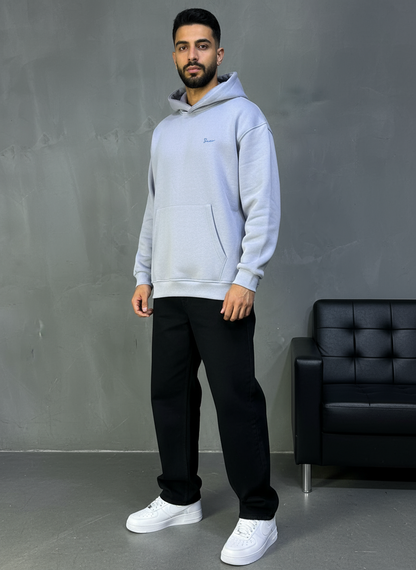 HOODIE SAW OVERSIZE BLUE 4978