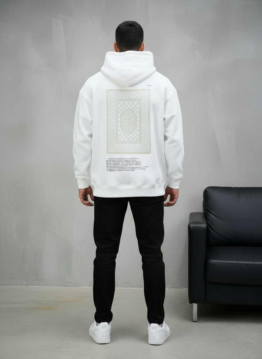 HOODIE SAW OVERSIZE WHITE 4995