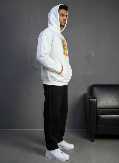 HOODIE SAW OVERSIZE WHITE 4958