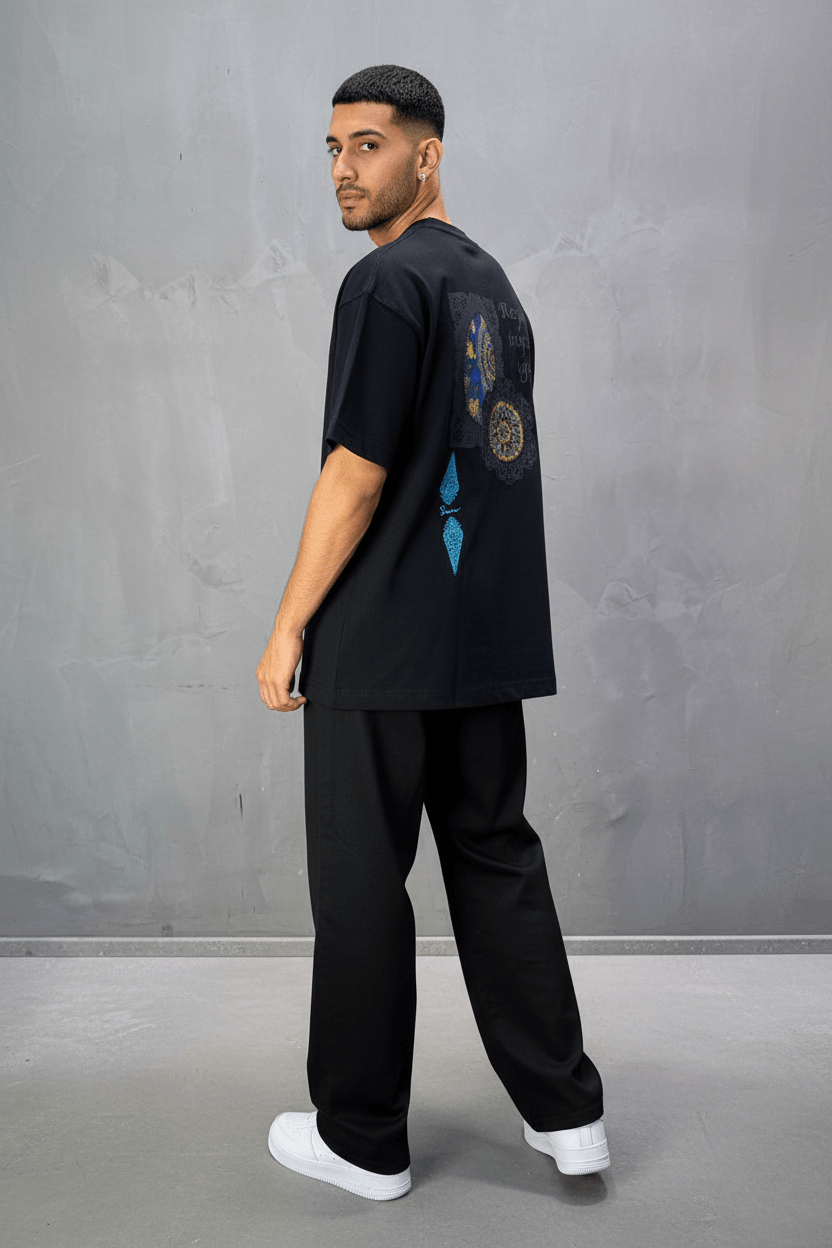 T-Shirt Oversize Noir 5098