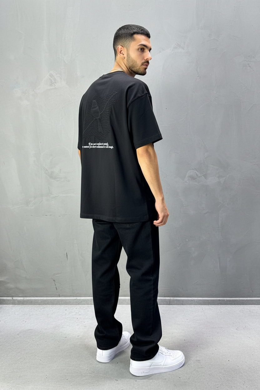 T-Shirt Oversize Noir Urbanity 5128