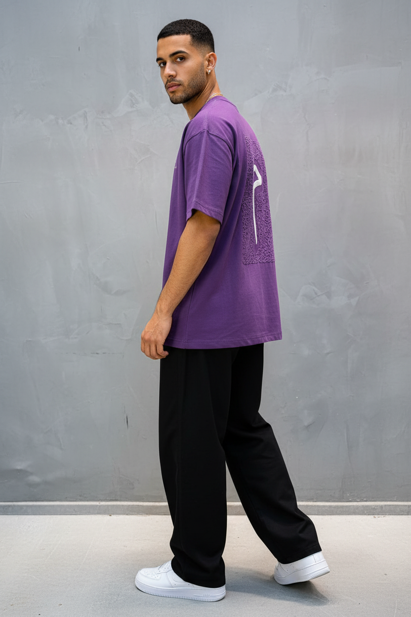 T-Shirt Oversize mauve Meem 5082