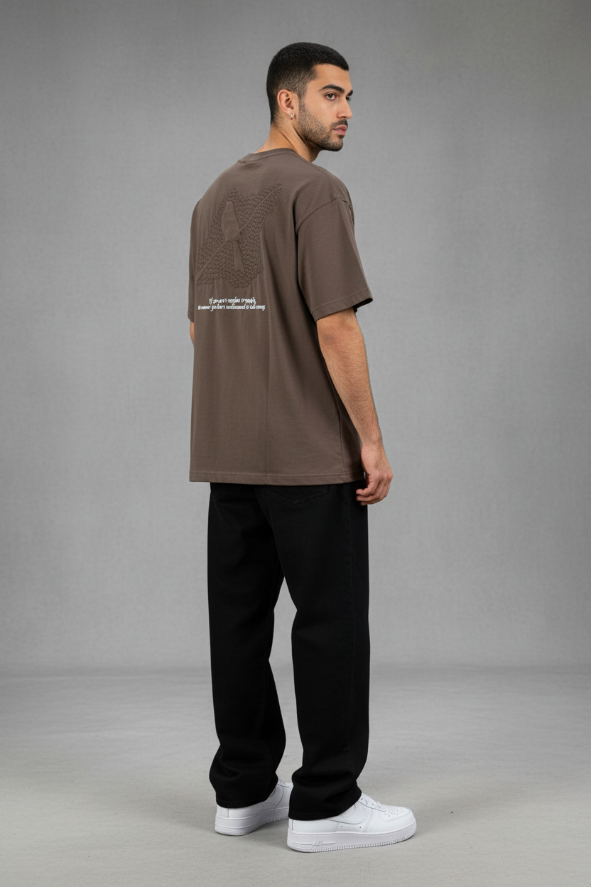 T-Shirt Oversize Brown Urbanity 5128